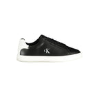 Schwarze Sneaker aus Polyester