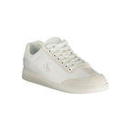 Weiße Herren-Sneaker aus Polyester
