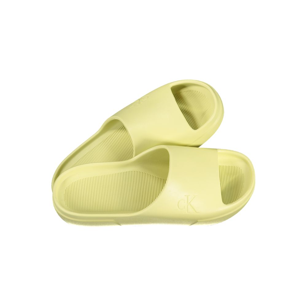 Herren-Slipper aus gelbem Polyurethan