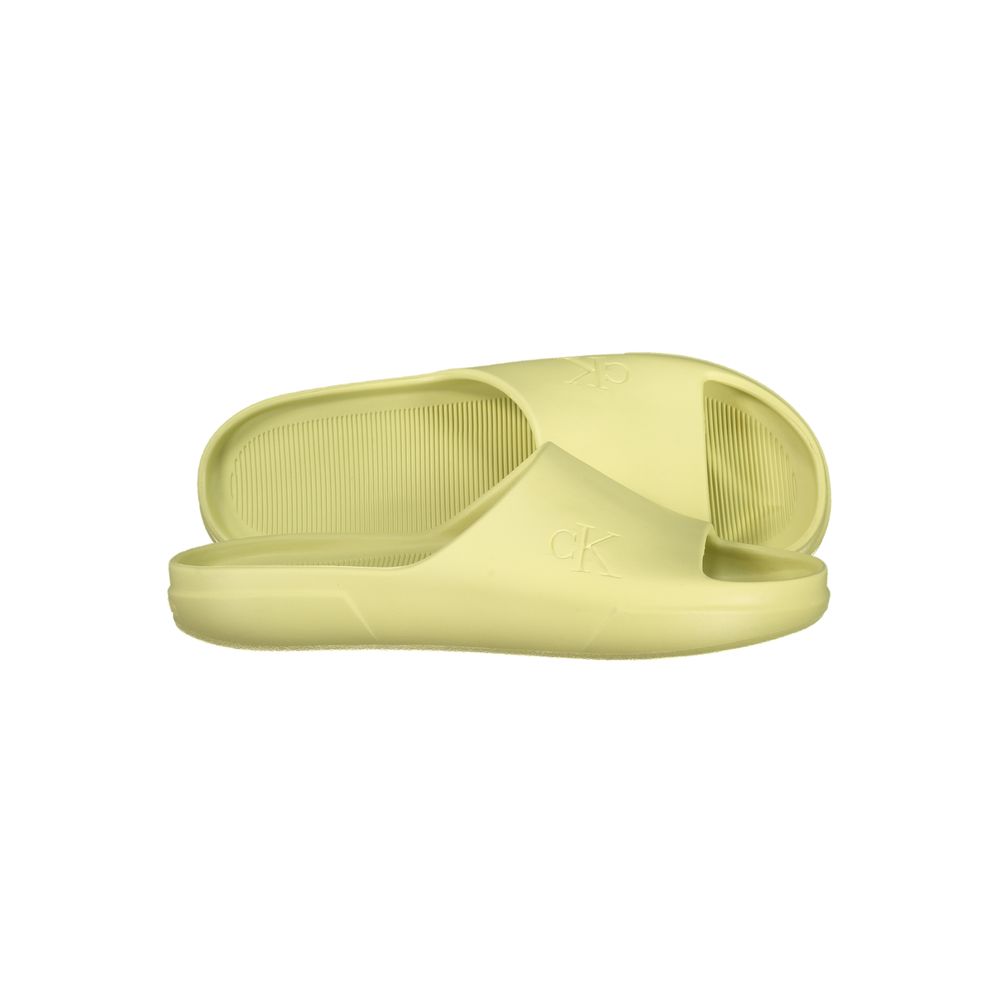 Herren-Slipper aus gelbem Polyurethan