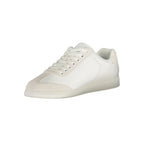 Weiße Herren-Sneaker aus Polyester