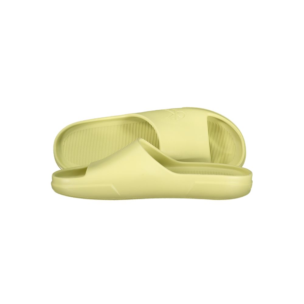 Herren-Slipper aus gelbem Polyurethan