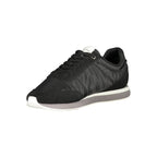 Schwarzer Herren-Sneaker aus Polyester