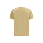 Beiges T-Shirt aus Baumwolle