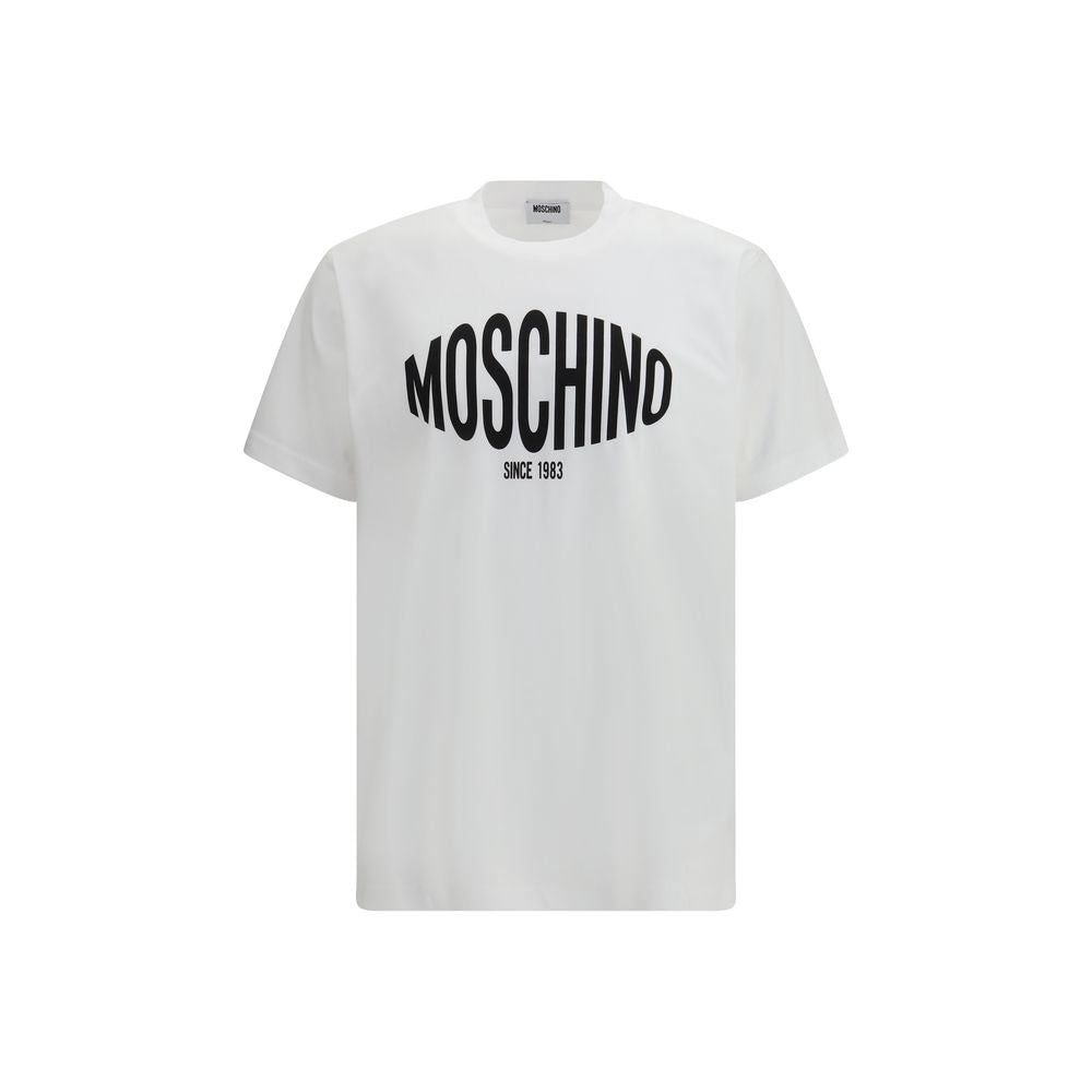 Weißes Baumwoll-T-Shirt