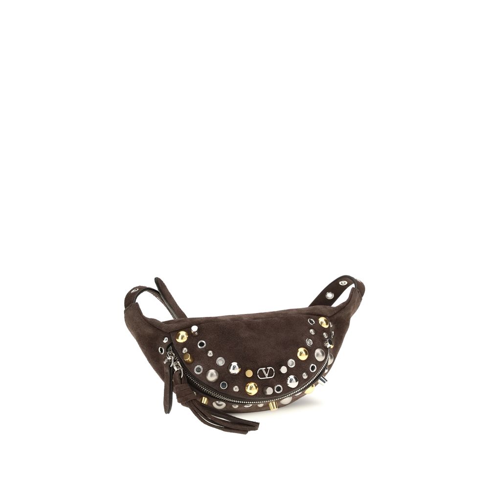 Braune Kalbsleder Bos Taurus Schultertasche