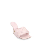 Mehrfarbige Leder-Mules