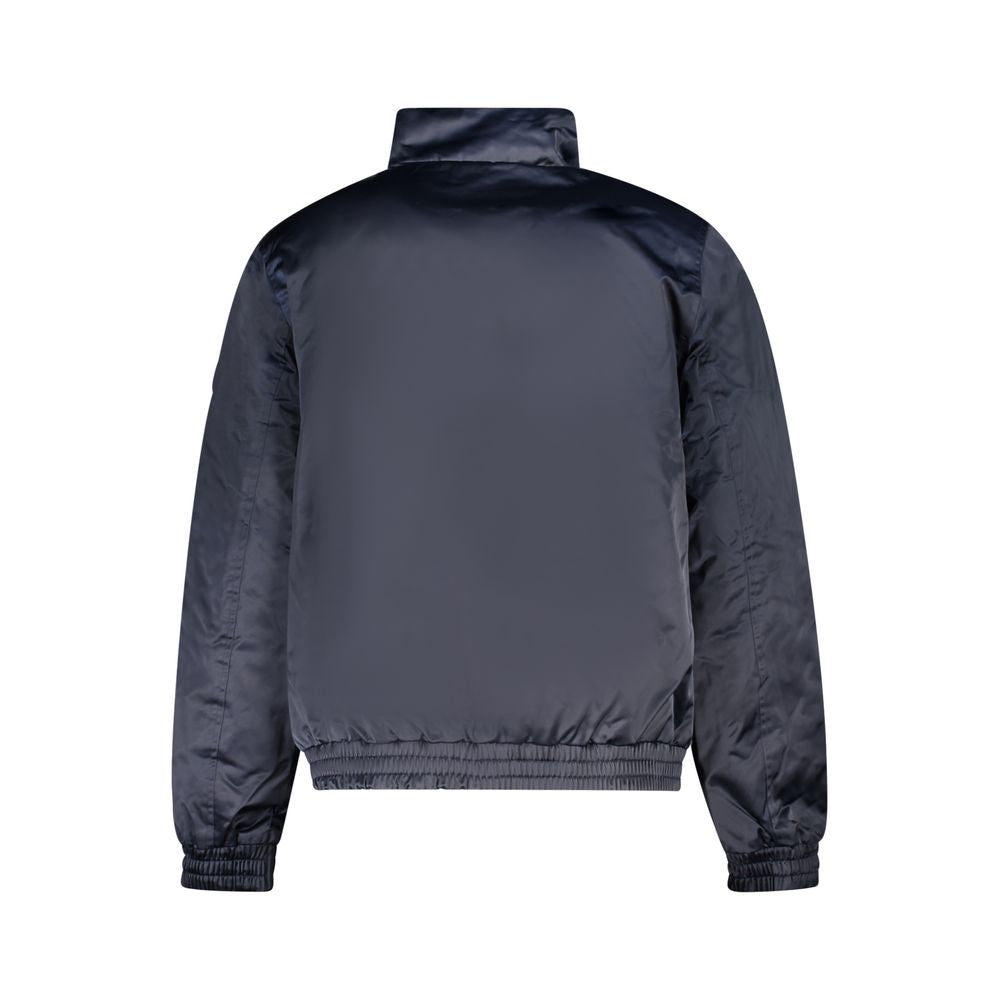 Blaue Herrenjacke aus Polyester