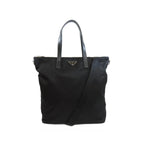 Schwarze Nylon-Tragetasche