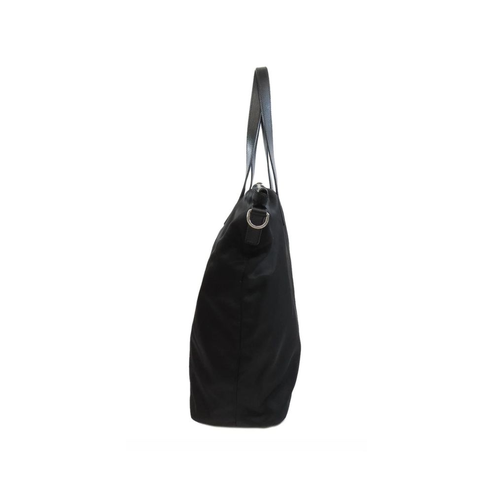 Schwarze Nylon-Tragetasche