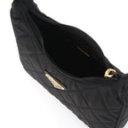Schwarze Bos Taurus Kalbsleder Schultertasche