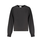 Schwarzer Baumwoll-Sweatshirt für Damen