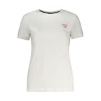 Weißes Baumwoll-T-Shirt