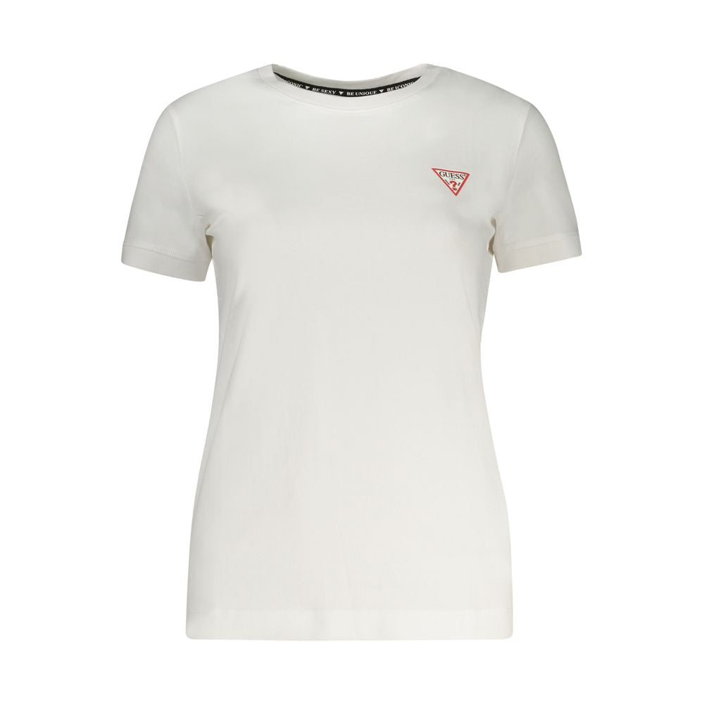 Weißes Baumwoll-T-Shirt