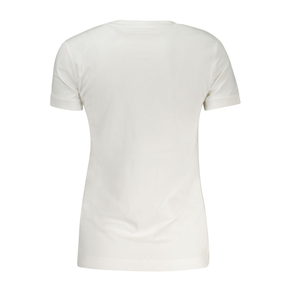 Weißes Baumwoll-T-Shirt
