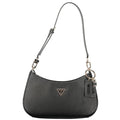 Schwarze Damen-Handtasche aus Polyethylen