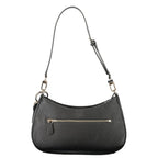 Schwarze Damen-Handtasche aus Polyethylen