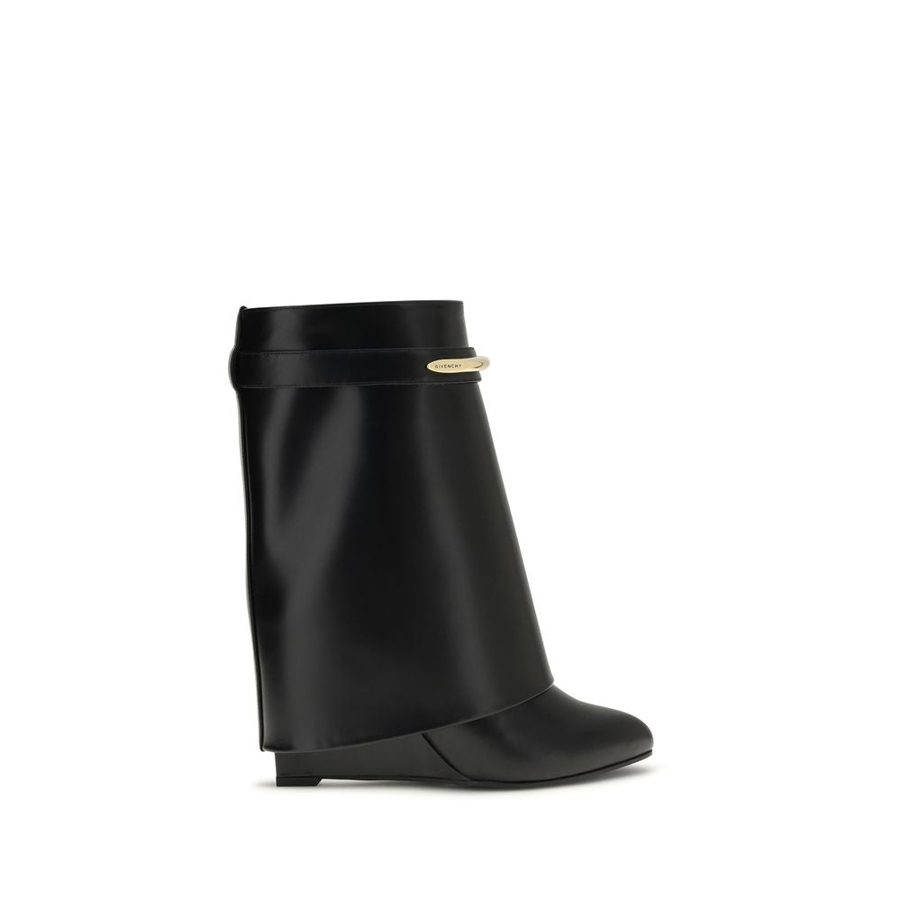 Schwarze Ankle Boots aus Kalbsleder Bos Taurus