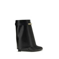 Schwarze Ankle Boots aus Kalbsleder Bos Taurus