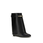 Schwarze Ankle Boots aus Kalbsleder Bos Taurus