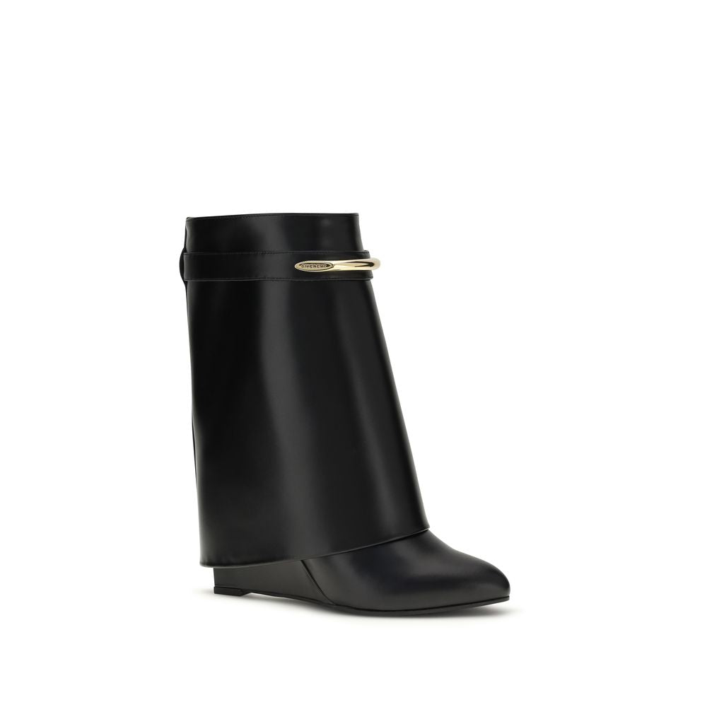 Schwarze Ankle Boots aus Kalbsleder Bos Taurus