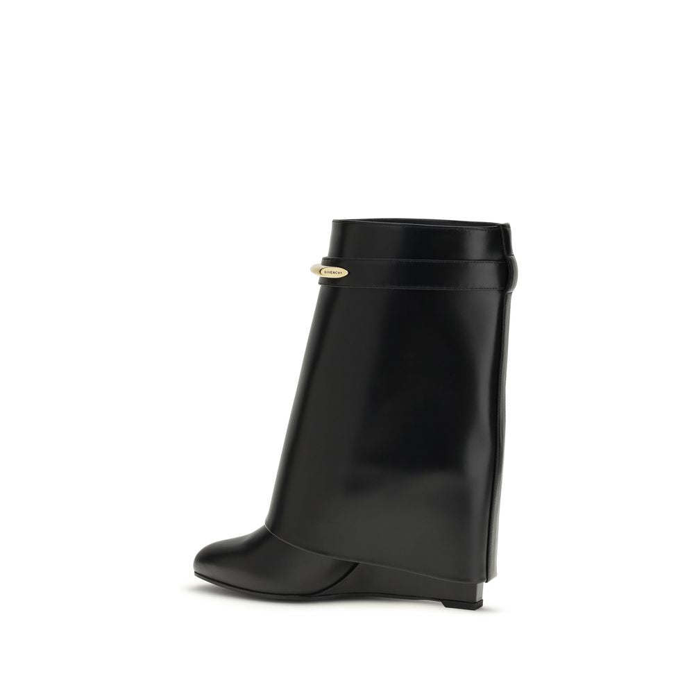 Schwarze Ankle Boots aus Kalbsleder Bos Taurus
