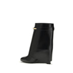 Schwarze Ankle Boots aus Kalbsleder Bos Taurus