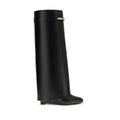 Schwarze Bos Taurus Kalbsleder Chelsea Boots