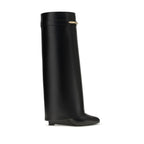 Schwarze Bos Taurus Kalbsleder Chelsea Boots
