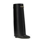 Schwarze Bos Taurus Kalbsleder Chelsea Boots