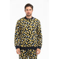 Schwarzer Baumwoll-Sweatshirt