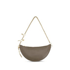 Graue Bos Taurus Kalbsleder Schultertasche