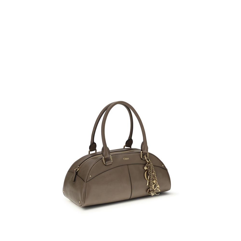 Graue Kalbsleder Bos Taurus Schultertasche