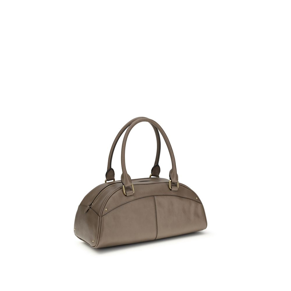 Graue Kalbsleder Bos Taurus Schultertasche