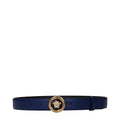 Blauer Ledergürtel