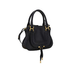 Schwarze Bos Taurus Kalbsleder Schultertasche