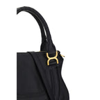 Schwarze Bos Taurus Kalbsleder Schultertasche