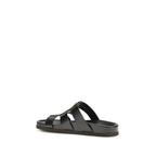 Schwarze Bos Taurus Sandalen aus Kalbsleder