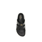 Schwarze Bos Taurus Sandalen aus Kalbsleder