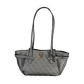 Schwarze Damen-Handtasche aus Polyurethan