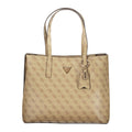 Damen-Handtasche aus beigem Polyurethan