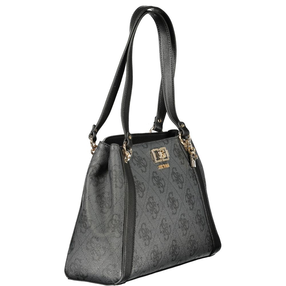 Handtasche aus Nero-Polyurethan für Damen