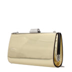 Goldene Leder-Clutch
