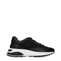Schwarze Stoff-Sneaker