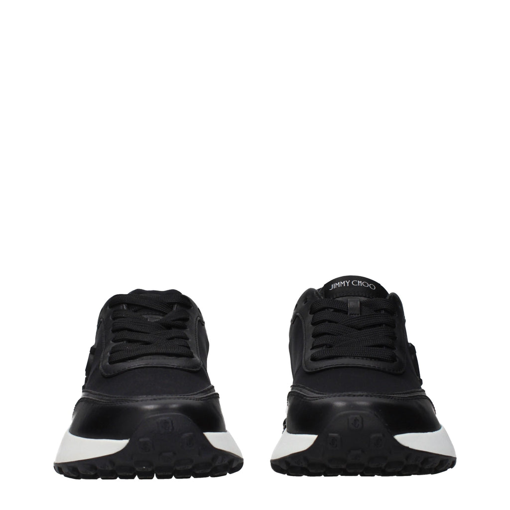 Schwarze Stoff-Sneaker