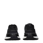 Schwarze Stoff-Sneaker