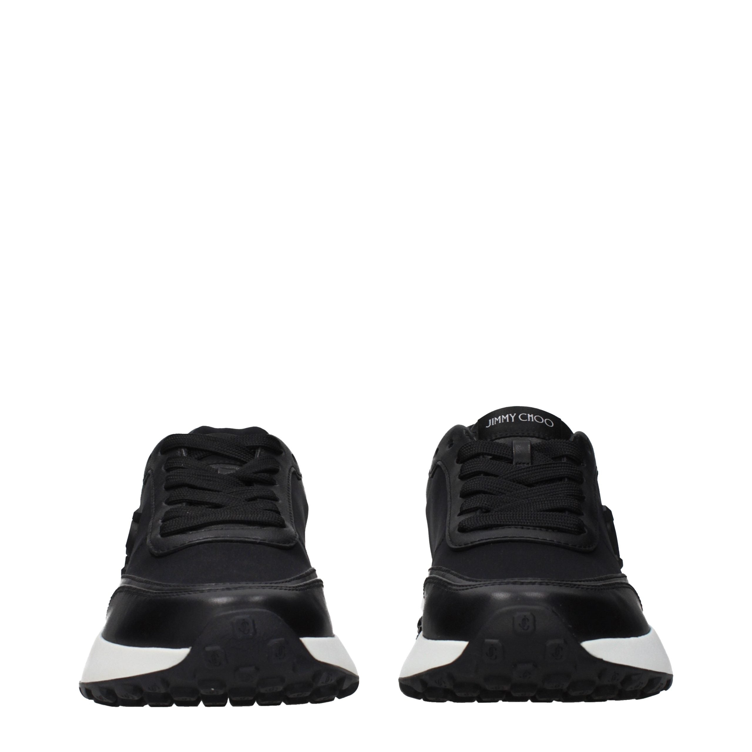 Schwarze Stoff-Sneaker
