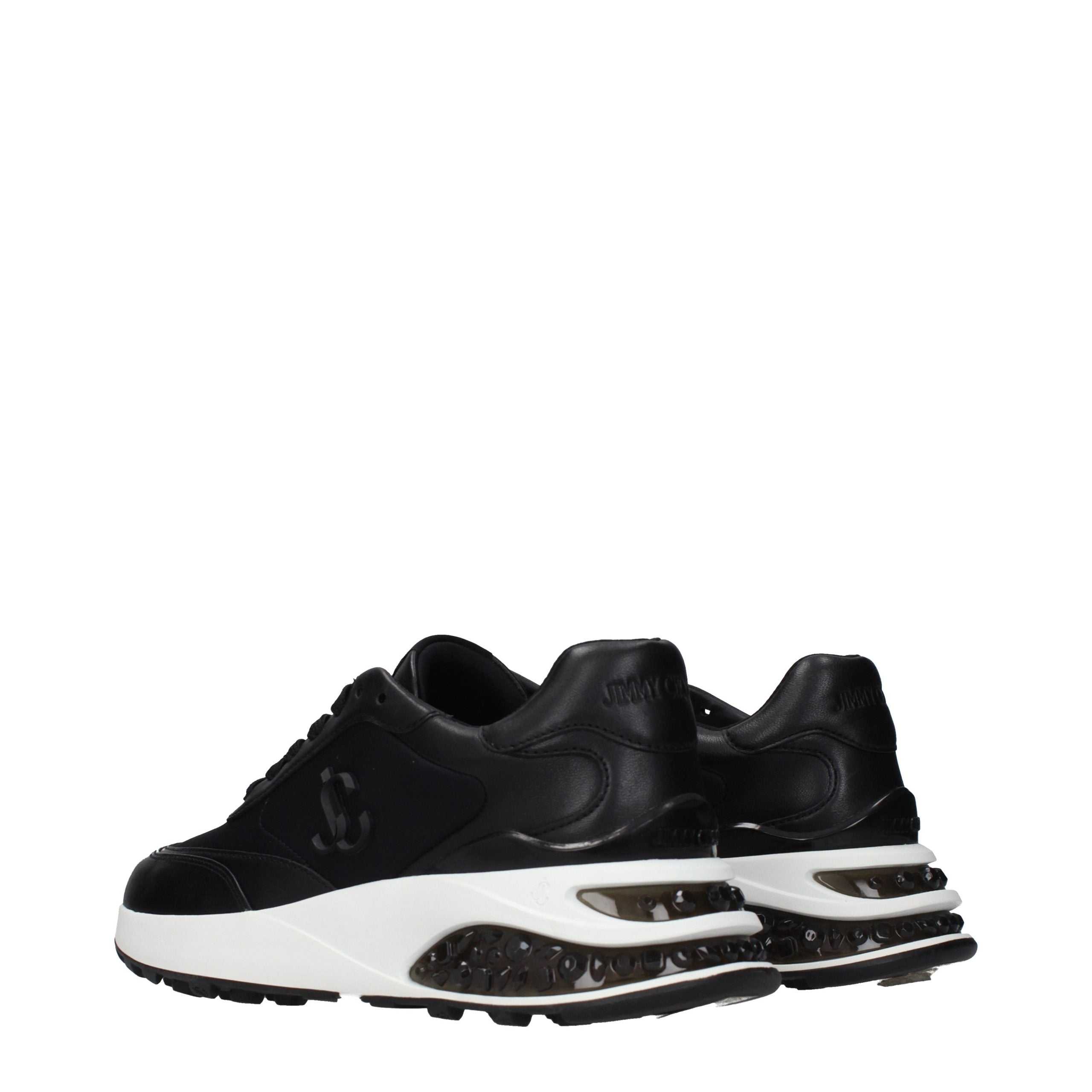Schwarze Stoff-Sneaker