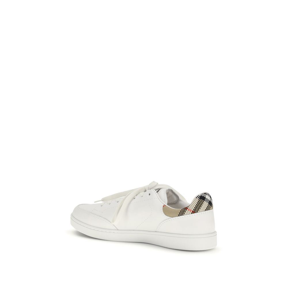 Weiße Low-Top-Sneaker aus Kalbsleder Bos Taurus