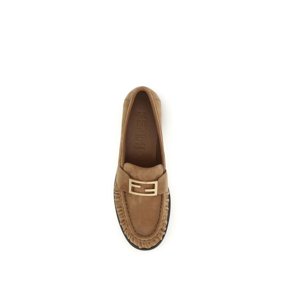 Braune Lammleder-Loafer Ovis Aries Aries